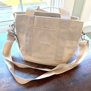 Adidas Corduroy Beige Mini Tote